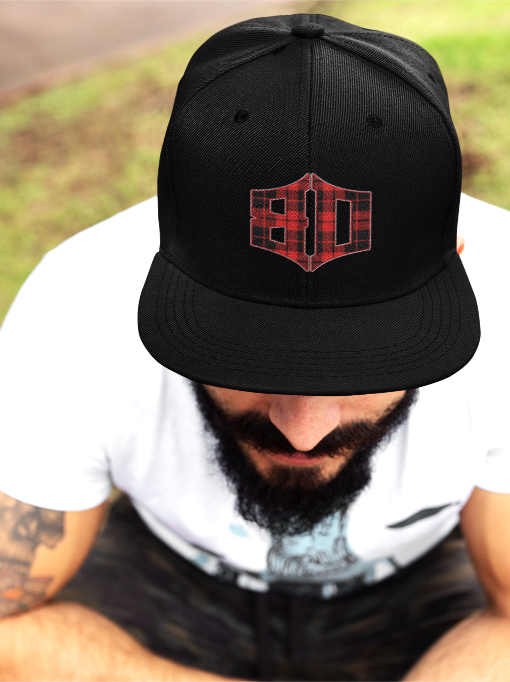 Plaid BD Hat